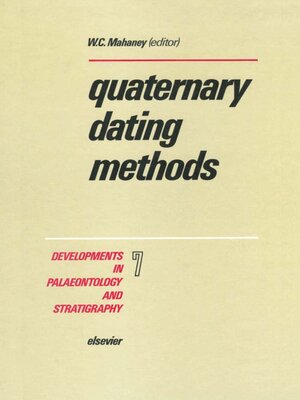 cover image of Quaternary Dating Methods